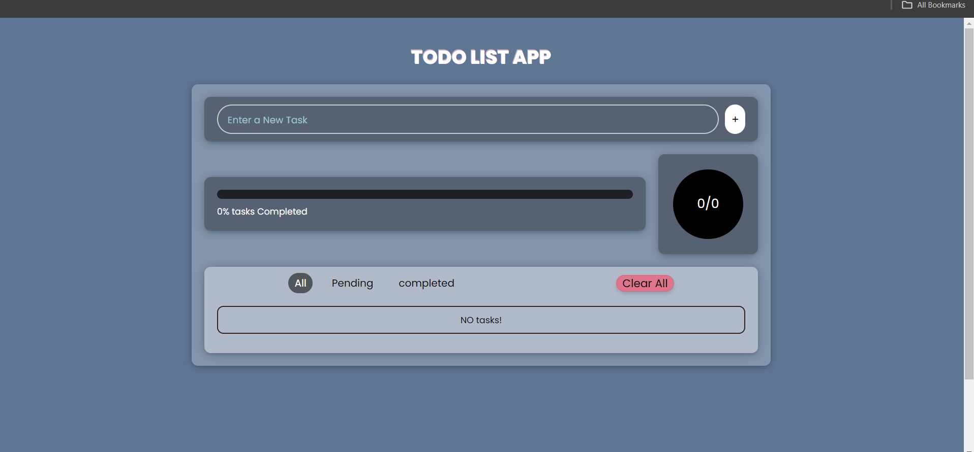 ToDo list app banner